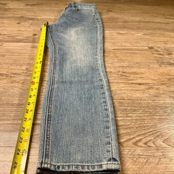 Volcom Womens Blue Liberator High Rise Whiskered Straight Jeans Size 27 - Picture 7 of 11